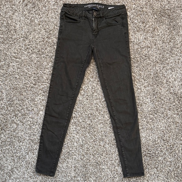 American Eagle Outfitters Skinny Jeans Gray size 2 - Picture 1 of 9